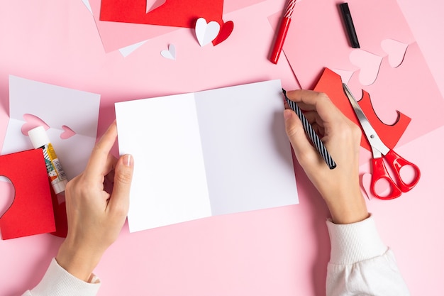 DIY Valentine greeting card