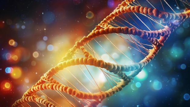 DNA Strand Helix Genome Medical Science image background