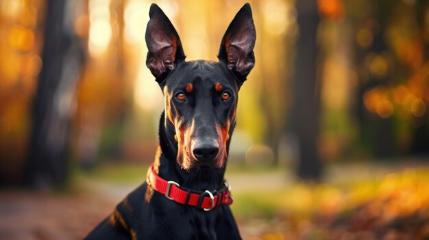 Doberman Pinscher Portrait