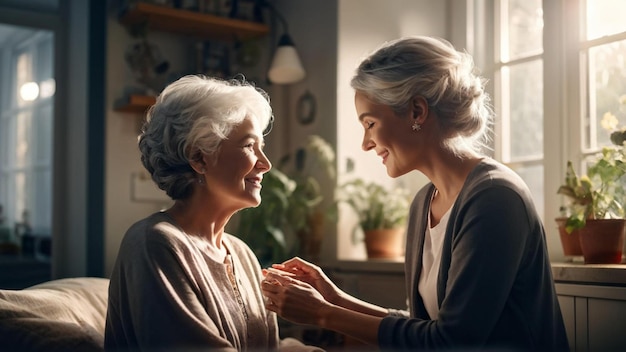 Doctor Attends to Elderly Patient in Medical Examination