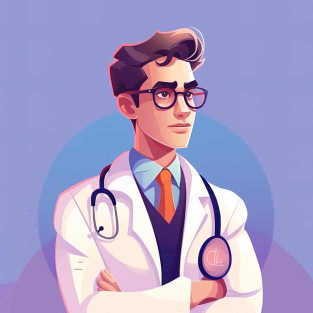 doctor character illustration