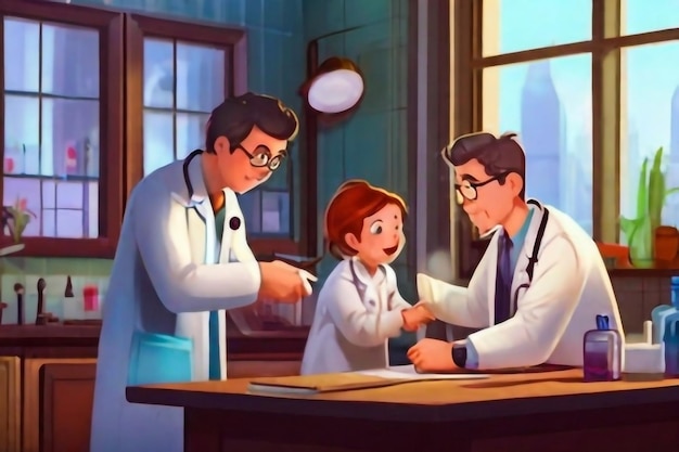 doctor checkup child