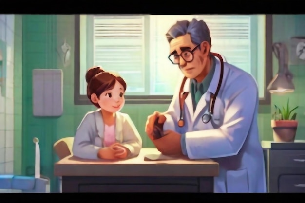 doctor checkup child