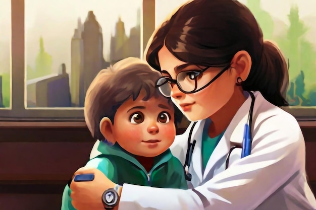 doctor checkup child