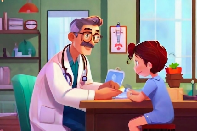 doctor checkup child