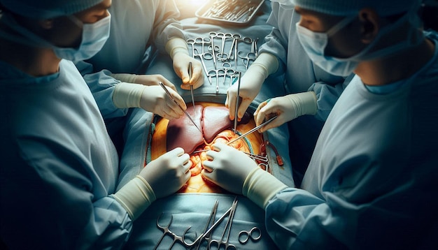 Photo a doctor is working on a poster with the word  s  on it