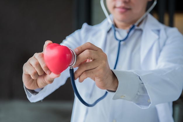 doctor, physical examination and Heart Disease Checker