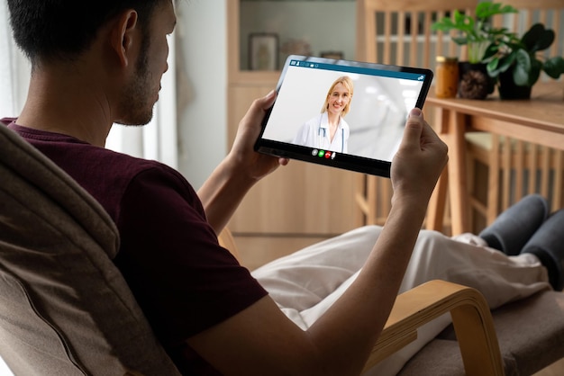 Photo doctor video call online by modish telemedicine software application