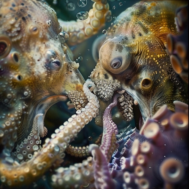 Documenting the mating rituals of underwater creatures