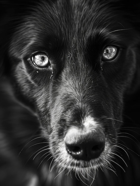 Dog Face Close Up