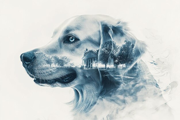 A Dog Heartfelt Connection to Home and Nature