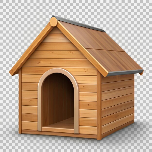 Photo dog house isolated on transparent background