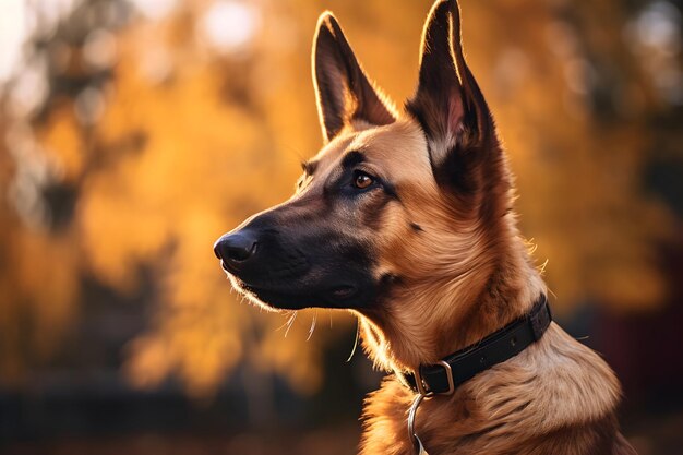 Dog Images Profile Of A Dog In Park