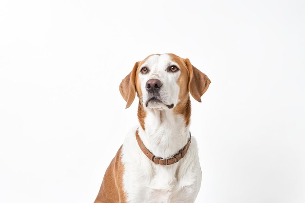 Dog Looking Up With Hopeful Expression