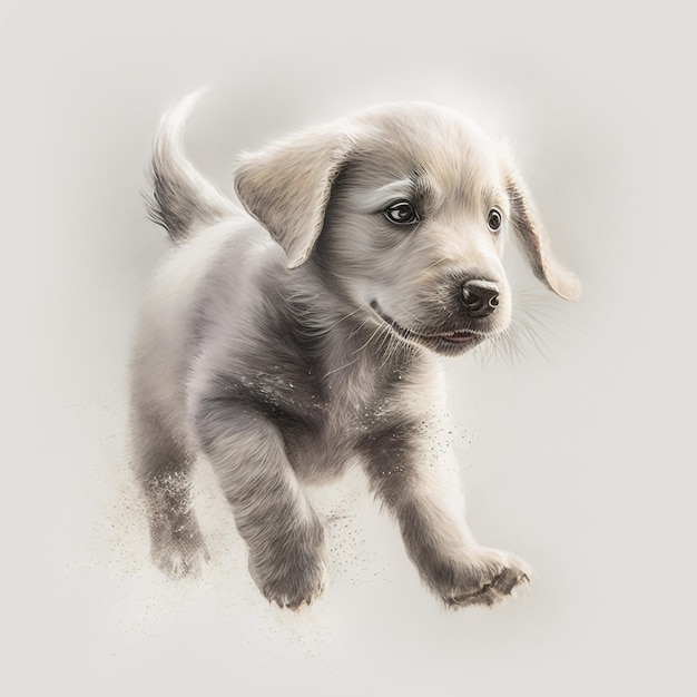 Dog Puppy Cute Abstract Pastel