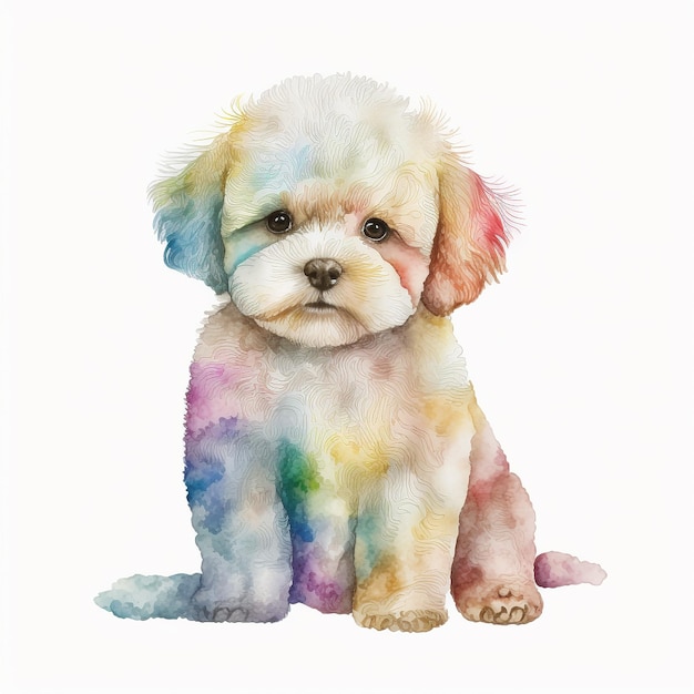 Dog Puppy Cute Abstract Pastel