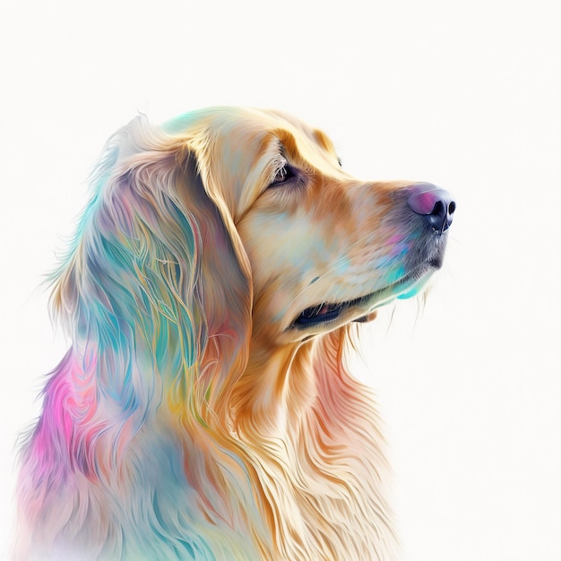 Dog Puppy Cute Abstract Pastel