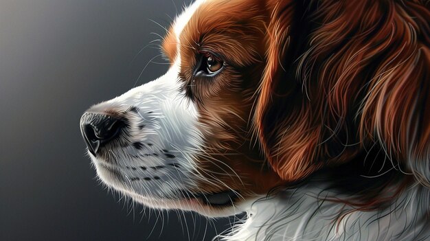 Photo dog style photorealistic