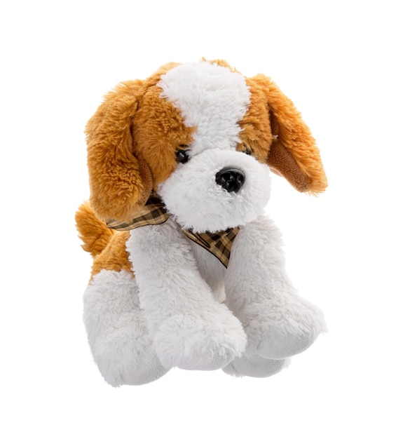 Dog toy isolated on white background Puppy toy shot