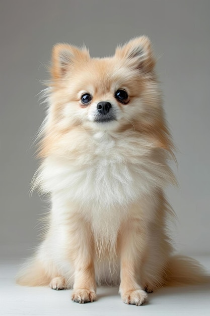 Photo a dog with a brown nose and a black nose and a white background