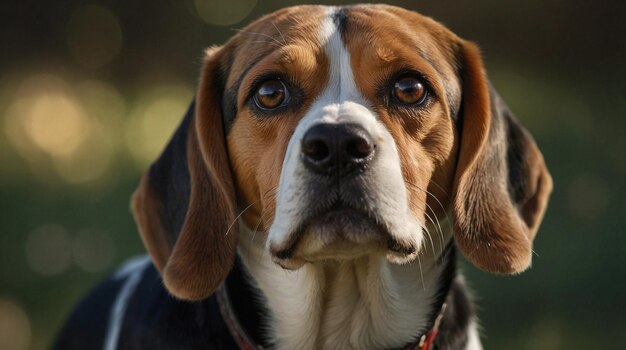 a dog with a collar that says the name dog on it