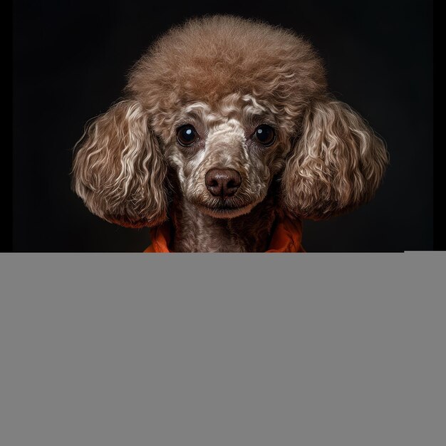 Photo a dog with fluffy hair