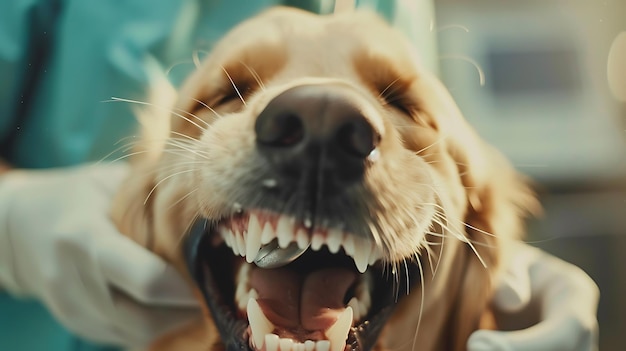 a dog with its mouth open with its teeth showing