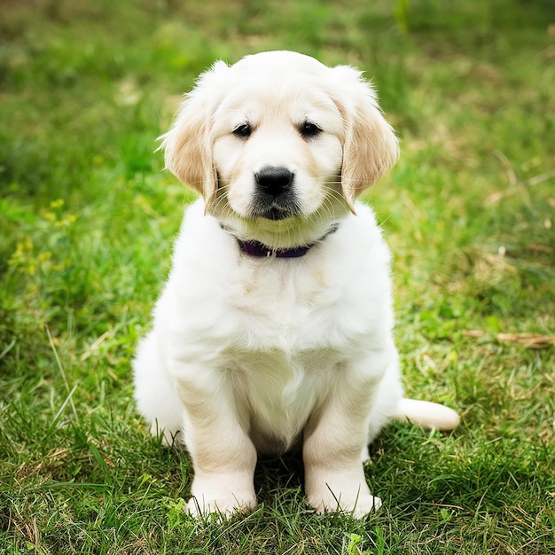 a dog with a tag that says  the name of the dog