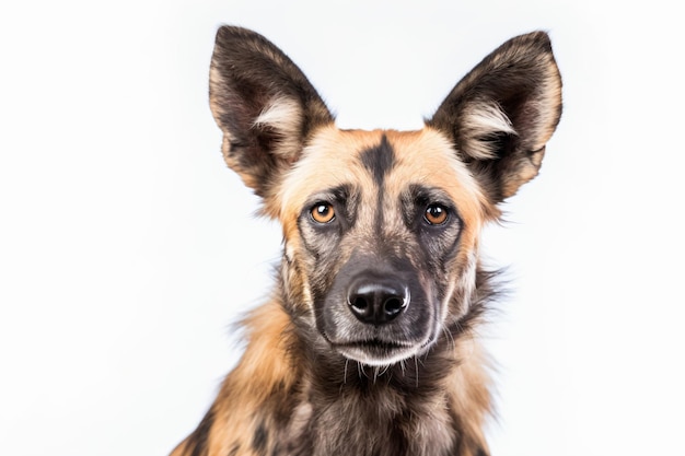 a dog with a very big ears and a big nose