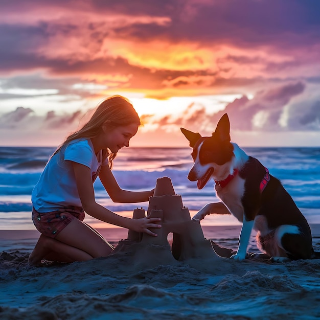 Dogs are enjoying outdoor moments