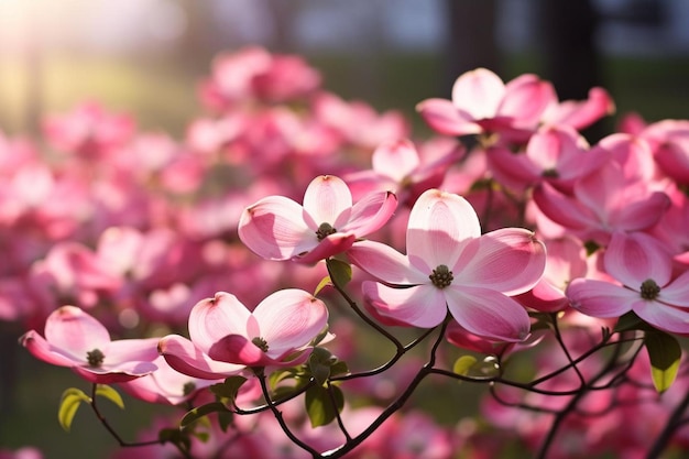 Dogwood Blooms with Soft Focus