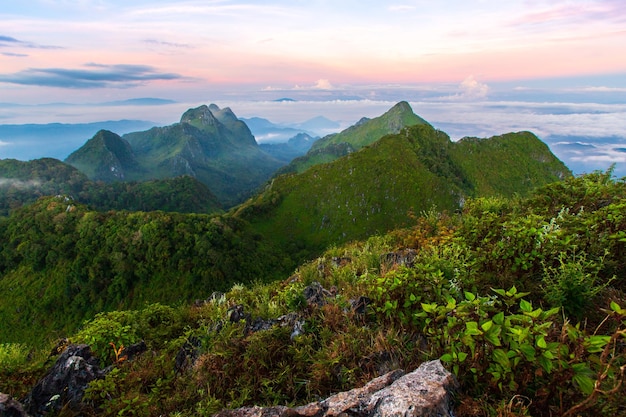 Doi Luang Chiang Dao Chiang Mai Thailand beautiful sun rise