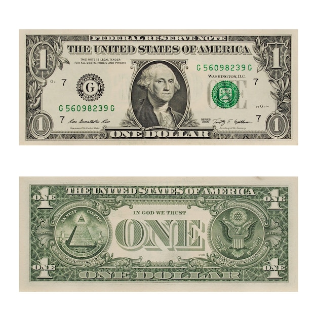 Dollar note 1 Dollar