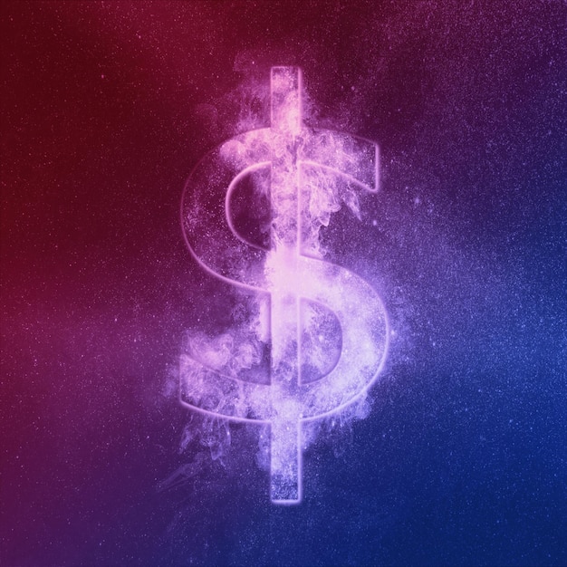 Dollar sign Dollar Symbol Red Blue