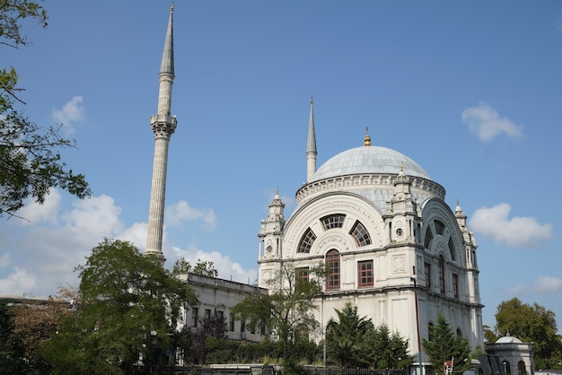 Dolmabahce Bezmi Alem Valide Sultan Mosque in Istanbul Turkiye