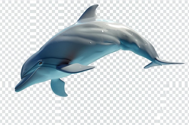 Dolphin Isolated In Transparent Background