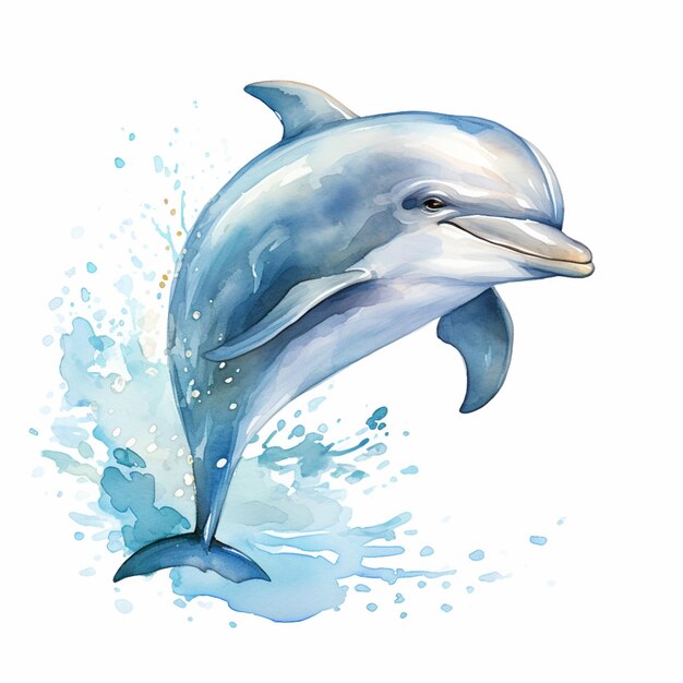 dolphin jumping out of the water generative ai