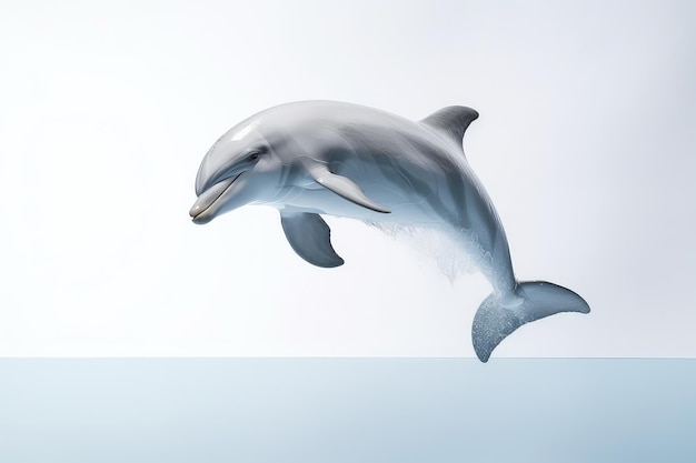 A Dolphin Jumping Out Of The Water