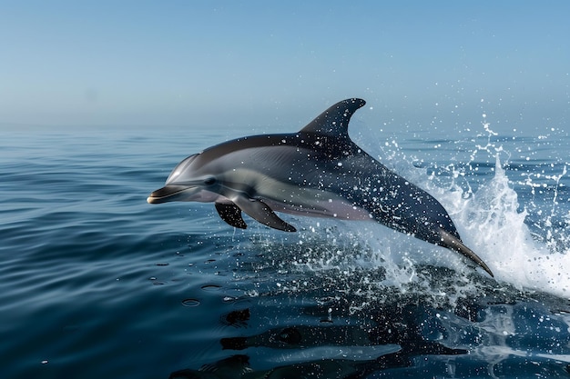 Dolphin Leaping Out of the Water