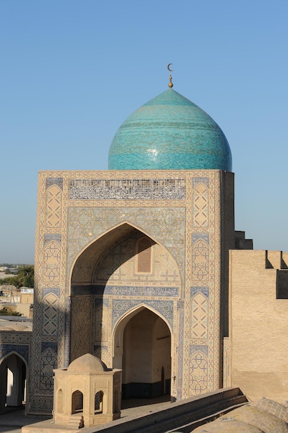 Dome in the old Eastern city. The ancient buildings of medieval Asia