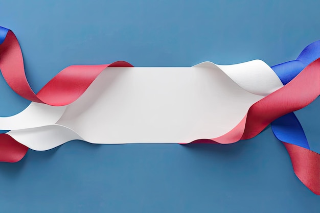 Photo dominican republic ribbon banner