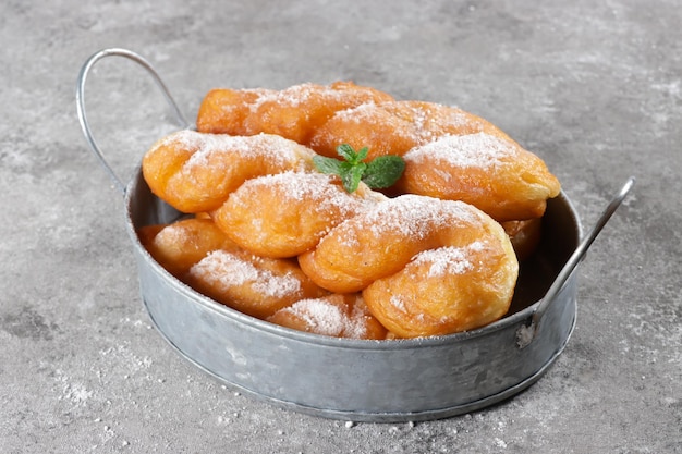 Donat Kepang or KKwabaegi is Korean Twisted doughnuts (Donut).