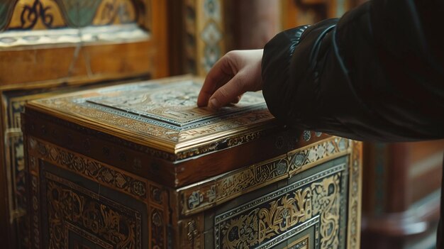 Donating Money in an Arab Mosque