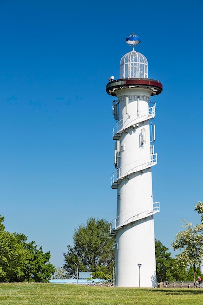 Donauinsel Lighthouse in Vienna Austria