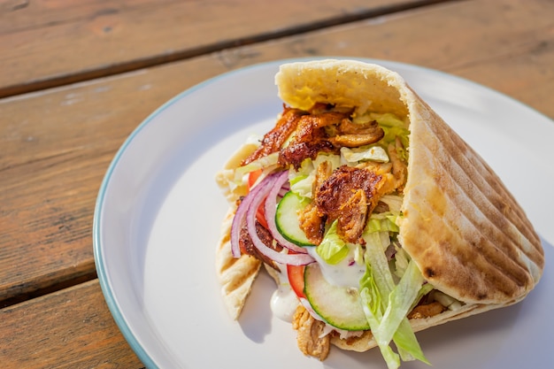 Doner Kebab at a local street food stall