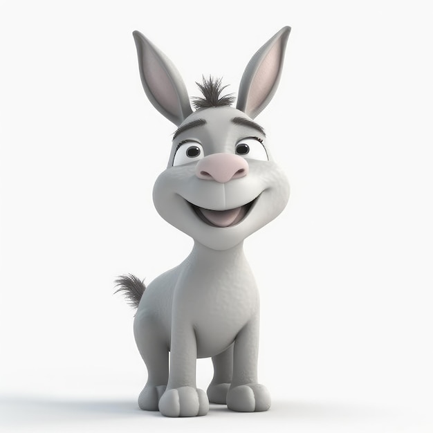 Donkey cartoon character