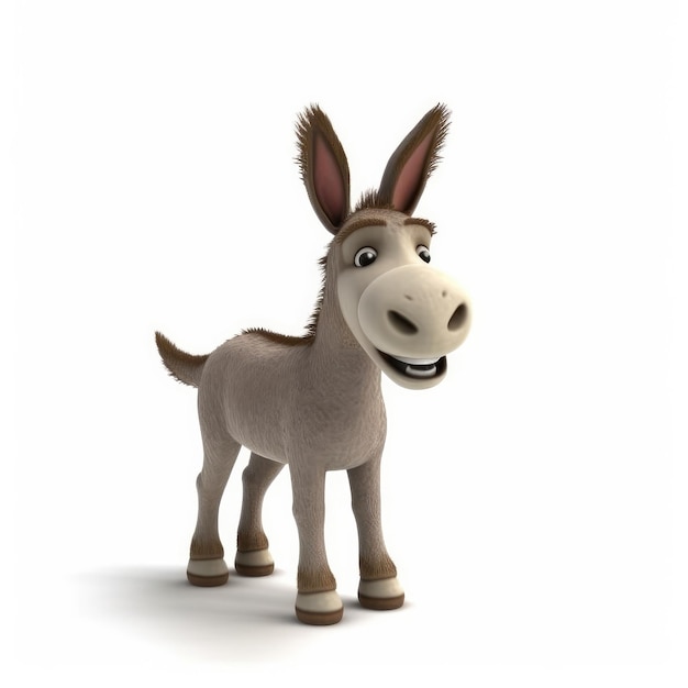 Donkey cartoon character