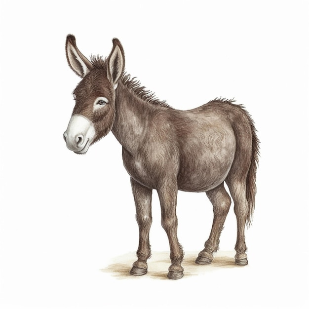 Donkey drawing - donkey from the collection by english school