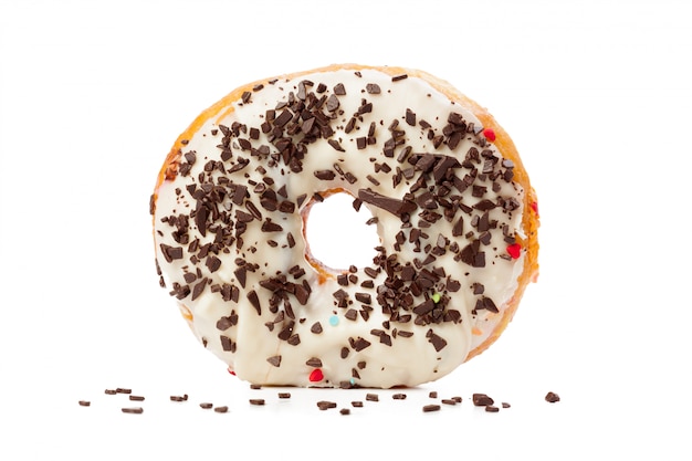 Donut isolated on white