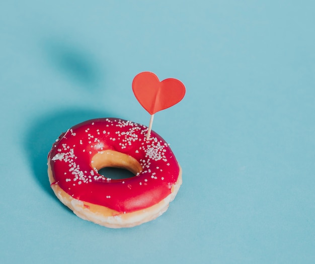 Donut with a heart